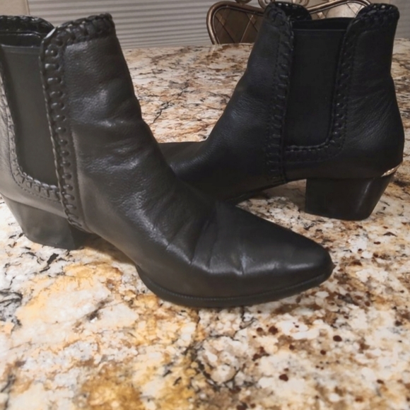 MICHAEL Michael Kors Shoes - MK leather Ankle booties